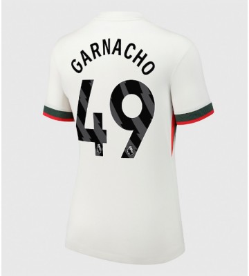 Chelsea Alejandro Garnacho #49 Replika Bortatröja Damer 2025-26 Kortärmad